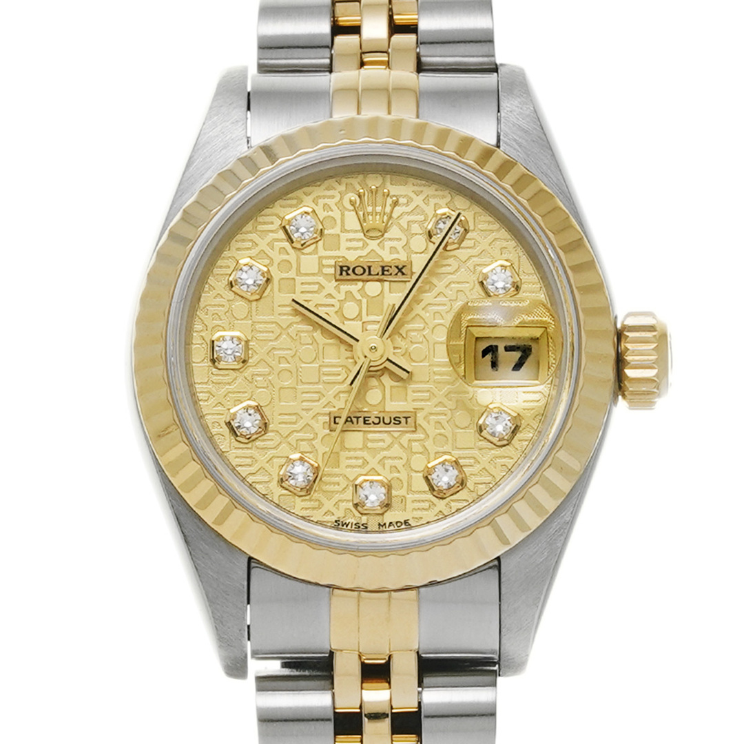 ROLEX(ロレックス)の中古 ロレックス ROLEX 79173G W番(1995年頃製造) シャンパンコンピュータ /ダイヤモンド レディース 腕時計 レディースのファッション小物(腕時計)の商品写真