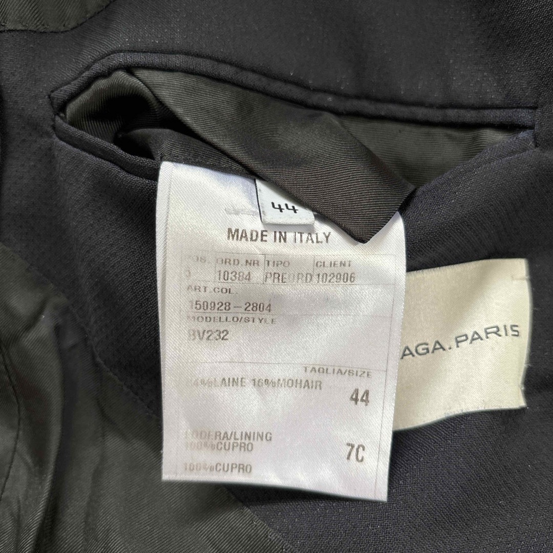 Balenciaga(バレンシアガ)の44  バレンシアガ  テーラードジャケット ネイビー  ウール キュプラ メンズのジャケット/アウター(テーラードジャケット)の商品写真