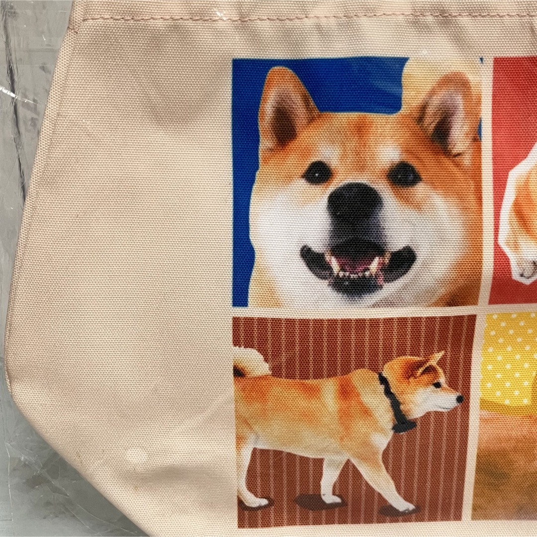 柴犬まる おさんぽ ミニトートバッグ レディースのバッグ(トートバッグ)の商品写真