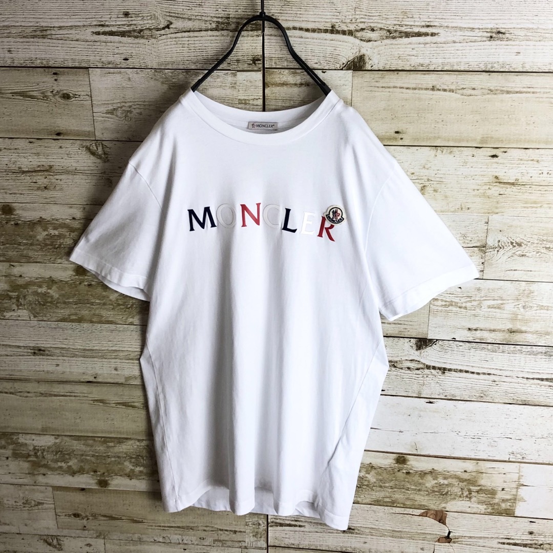 MONCLER(モンクレール)のMONCLER モンクレール tシャツ ビックロゴ パッチ刺繍ロゴ付き メンズのトップス(Tシャツ/カットソー(半袖/袖なし))の商品写真