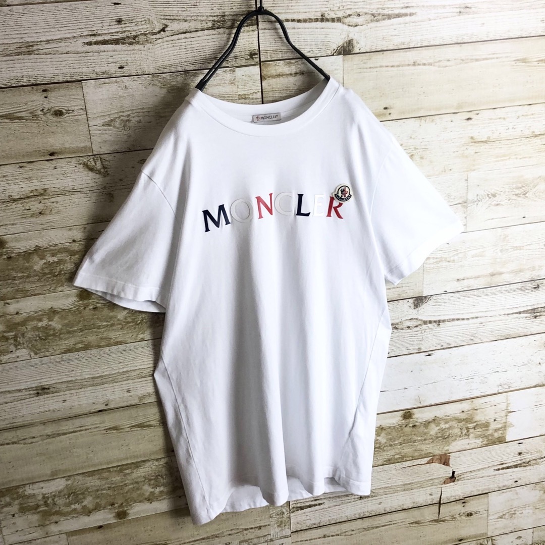 MONCLER(モンクレール)のMONCLER モンクレール tシャツ ビックロゴ パッチ刺繍ロゴ付き メンズのトップス(Tシャツ/カットソー(半袖/袖なし))の商品写真