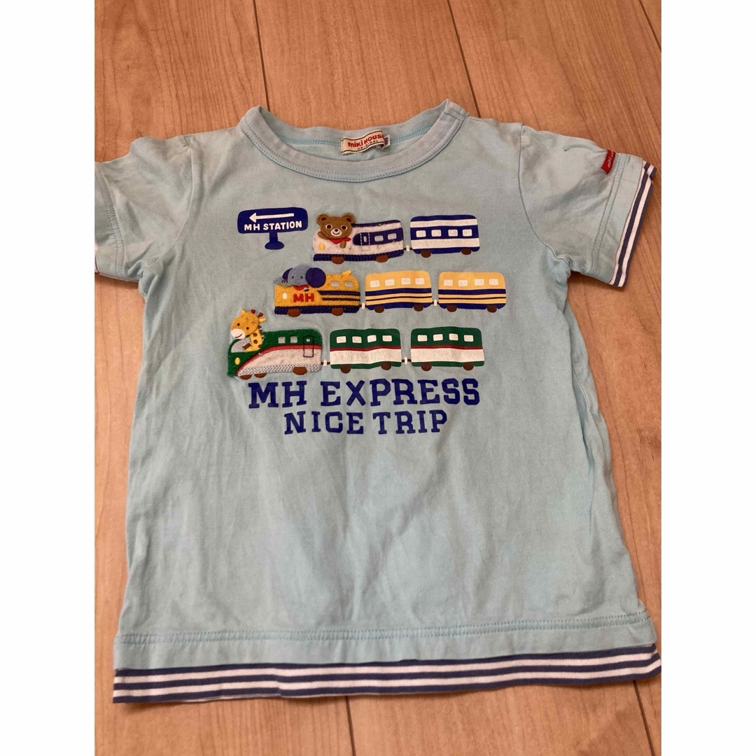 mikihouse(ミキハウス)のミキハウス　半袖Tシャツ　100センチ キッズ/ベビー/マタニティのキッズ服男の子用(90cm~)(Tシャツ/カットソー)の商品写真