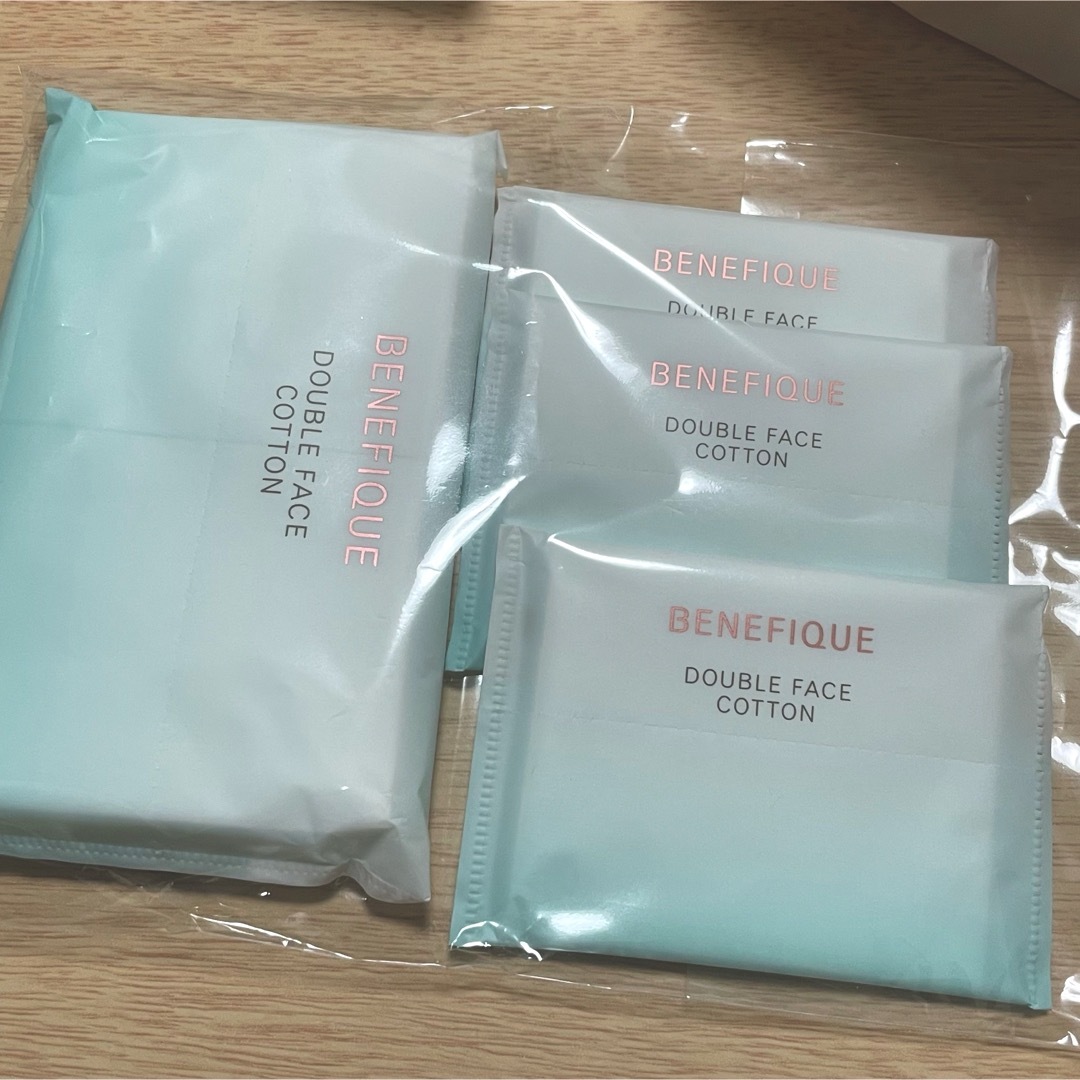 SHISEIDO (資生堂)(シセイドウ)の未開封　資生堂　コットン　ベネフィーク　エリクシール　各種　250枚　まとめ売り コスメ/美容のメイク道具/ケアグッズ(コットン)の商品写真