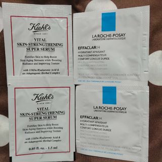 キールズ(Kiehl's)のラロッシュポゼ　エファクラH×２　キールズSPセラム×２(美容液)