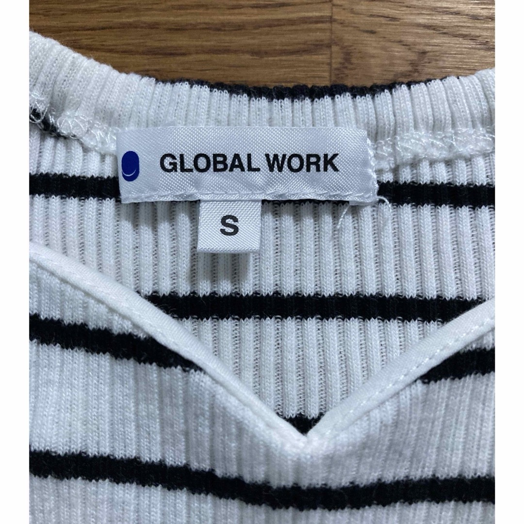 GLOBAL WORK(グローバルワーク)のGLOBAL WORK(グローバルワーク) 切り替えワンピース　キッズSサイズ キッズ/ベビー/マタニティのキッズ服女の子用(90cm~)(ワンピース)の商品写真