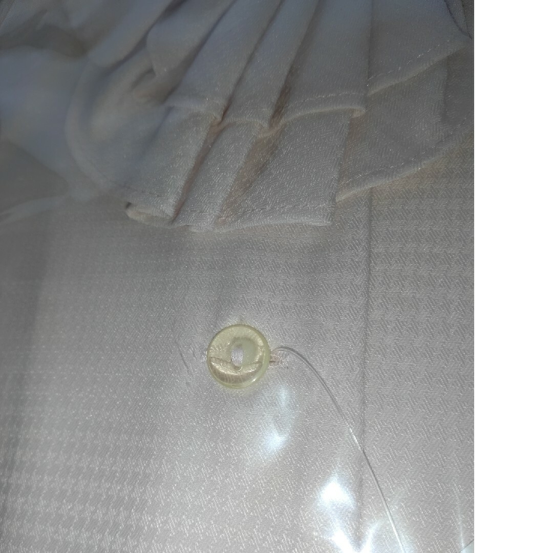 半袖ブラウス　薄ピンク11号 レディースのトップス(シャツ/ブラウス(半袖/袖なし))の商品写真