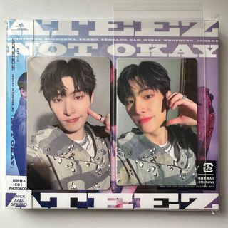 エイティーズ(ATEEZ)のATEEZ NOT OKAY ミンギ　初回盤A ユニバーサル購入特典　トレカ(K-POP/アジア)