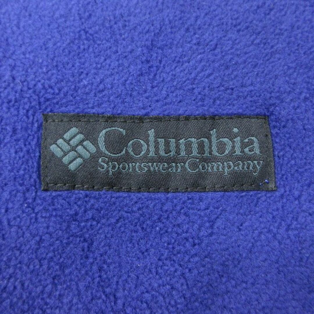 Columbia(コロンビア)の古着 コロンビア COLUMBIA 長袖 フリース ジャケット レディース 00年代 00s 大きいサイズ ツートンカラー 青他 ブルー 23nov21 中古 アウター ジャンパー ブルゾン レディースのジャケット/アウター(ロングコート)の商品写真