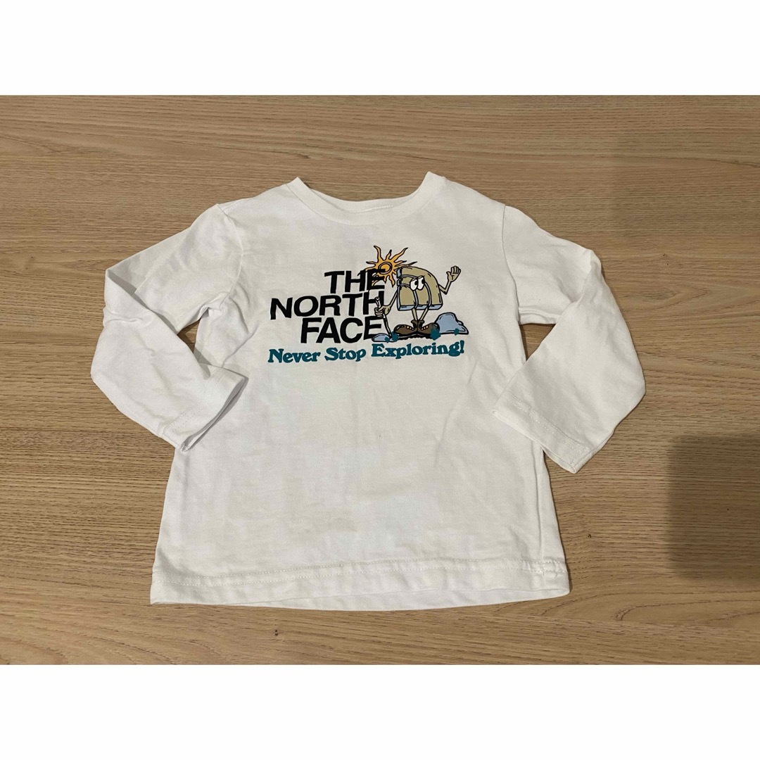 THE NORTH FACE(ザノースフェイス)の★The north face L/S Tee 90 kids キッズ/ベビー/マタニティのキッズ服男の子用(90cm~)(Tシャツ/カットソー)の商品写真