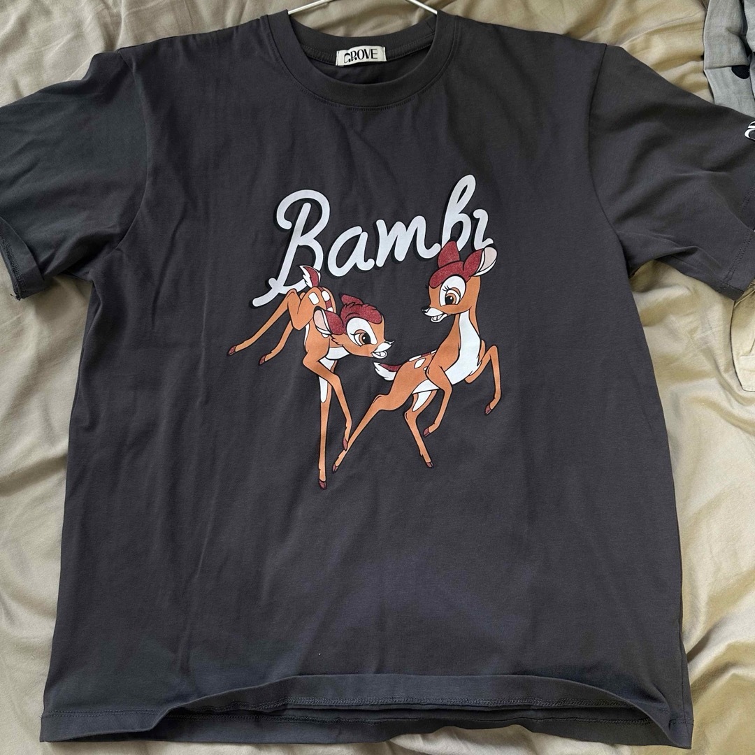 grove(グローブ)の韓国　グローブGROVE 23SS Disney Bambi T-Shirts レディースのトップス(Tシャツ(半袖/袖なし))の商品写真