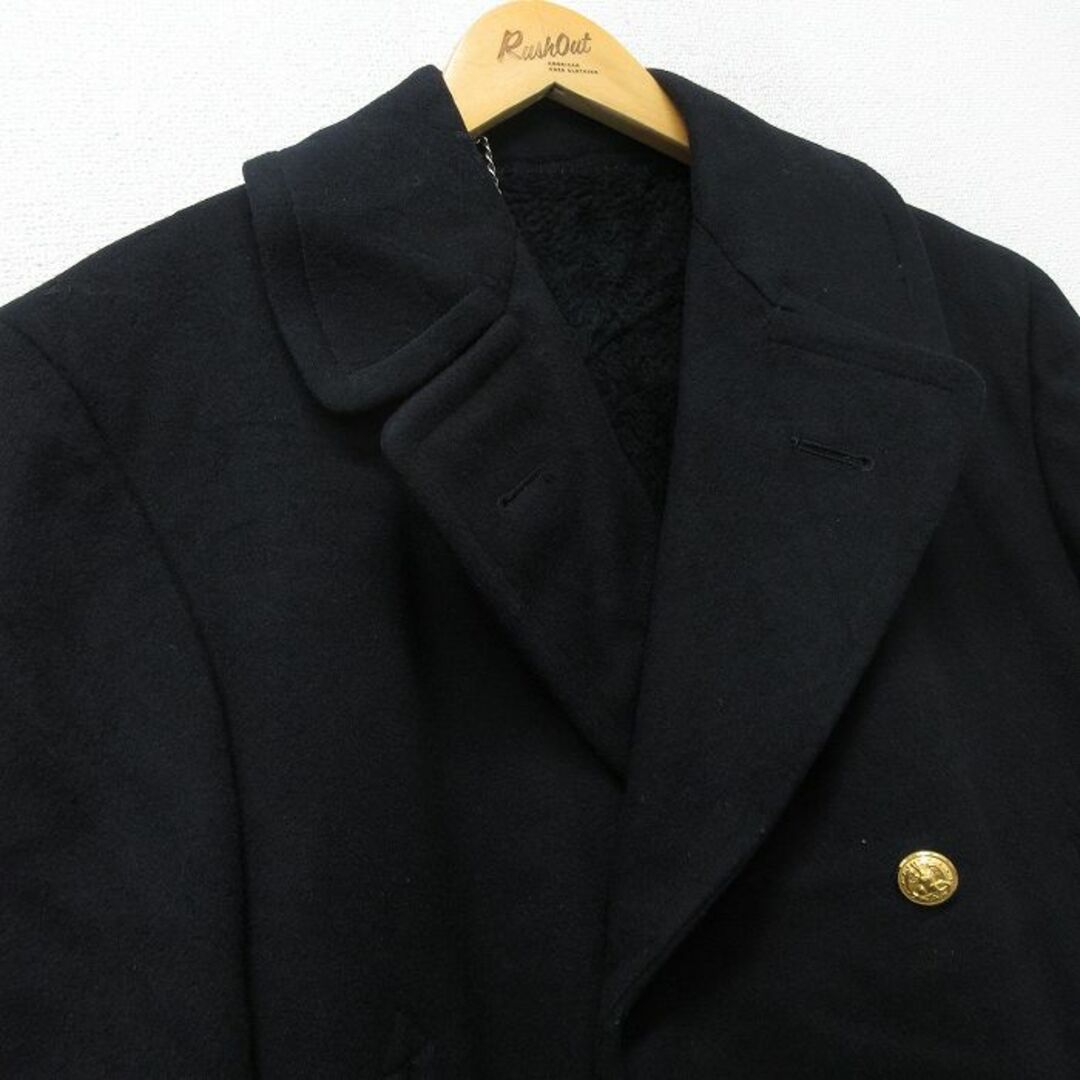 M☆古着 長袖 ミリタリー コート メンズ 80年代 80s NAVAL M☆古着 長袖 ミリタリー コート メンズ 80年代 80s NAVAL