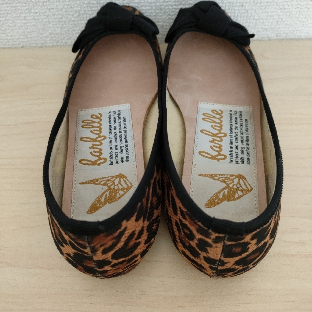 farfalle ファルファーレ　バレエシューズ　34　leopard ヒョウ レディースの靴/シューズ(バレエシューズ)の商品写真