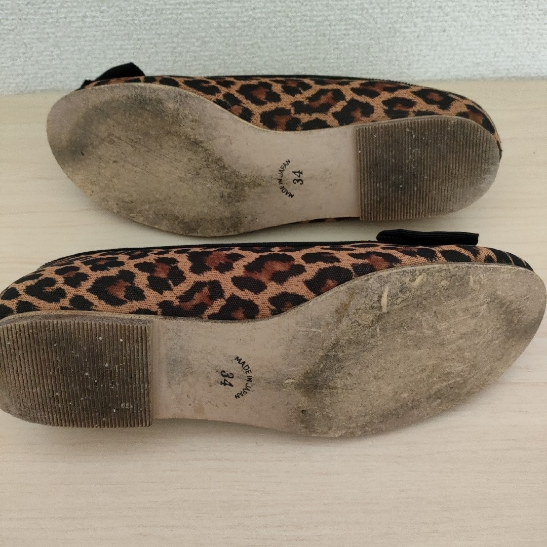 farfalle ファルファーレ　バレエシューズ　34　leopard ヒョウ レディースの靴/シューズ(バレエシューズ)の商品写真