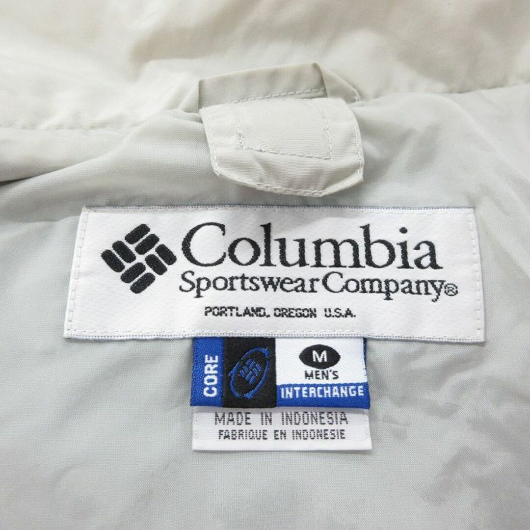 Columbia(コロンビア)のXL★古着 コロンビア COLUMBIA 長袖 ナイロン ジャケット メンズ 00年代 00s ワンポイントロゴ ツートンカラー グレー他 23nov22 中古 アウター メンズのジャケット/アウター(ダッフルコート)の商品写真