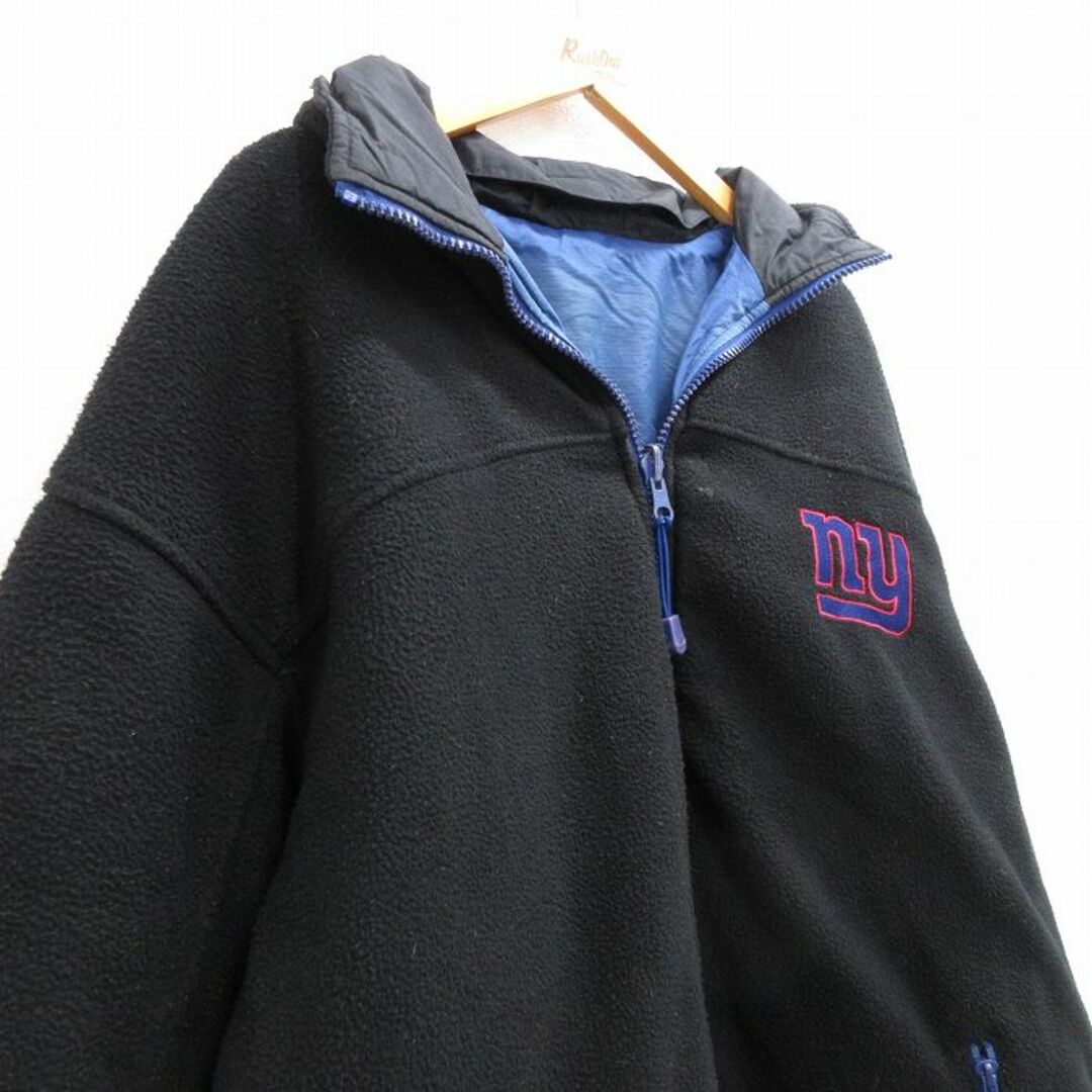 XL☆古着 長袖 ナイロン ジャケット メンズ NFL ニューヨーク XL☆古着 長袖 ナイロン ジャケット メンズ NFL ニューヨーク