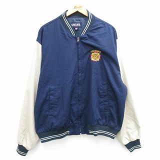 XL★古着 キングルイ 長袖 ジャケット メンズ 90年代 90s LIFE MEMBER 大きいサイズ USA製 紺他 ネイビー 23nov27 中古 アウター ジャンパー ブルゾン(ダッフルコート)