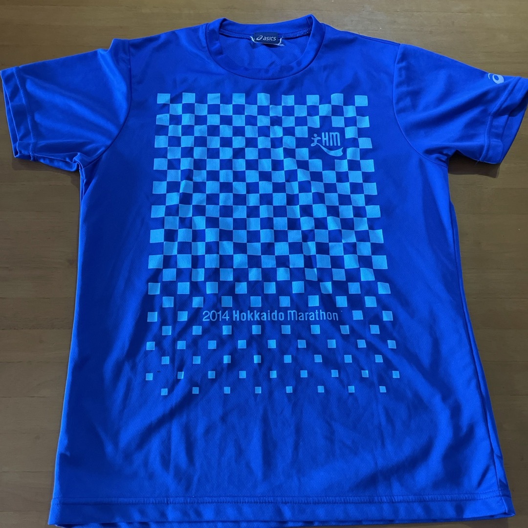 北海道マラソン　2014 Tシャツ　Lサイズ メンズのトップス(Tシャツ/カットソー(半袖/袖なし))の商品写真