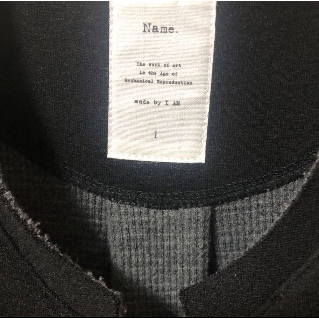 Name.(ネーム)の美品　Name.　DOUBLE CLOTH JERSEY ZIP UP COAT メンズのジャケット/アウター(ステンカラーコート)の商品写真