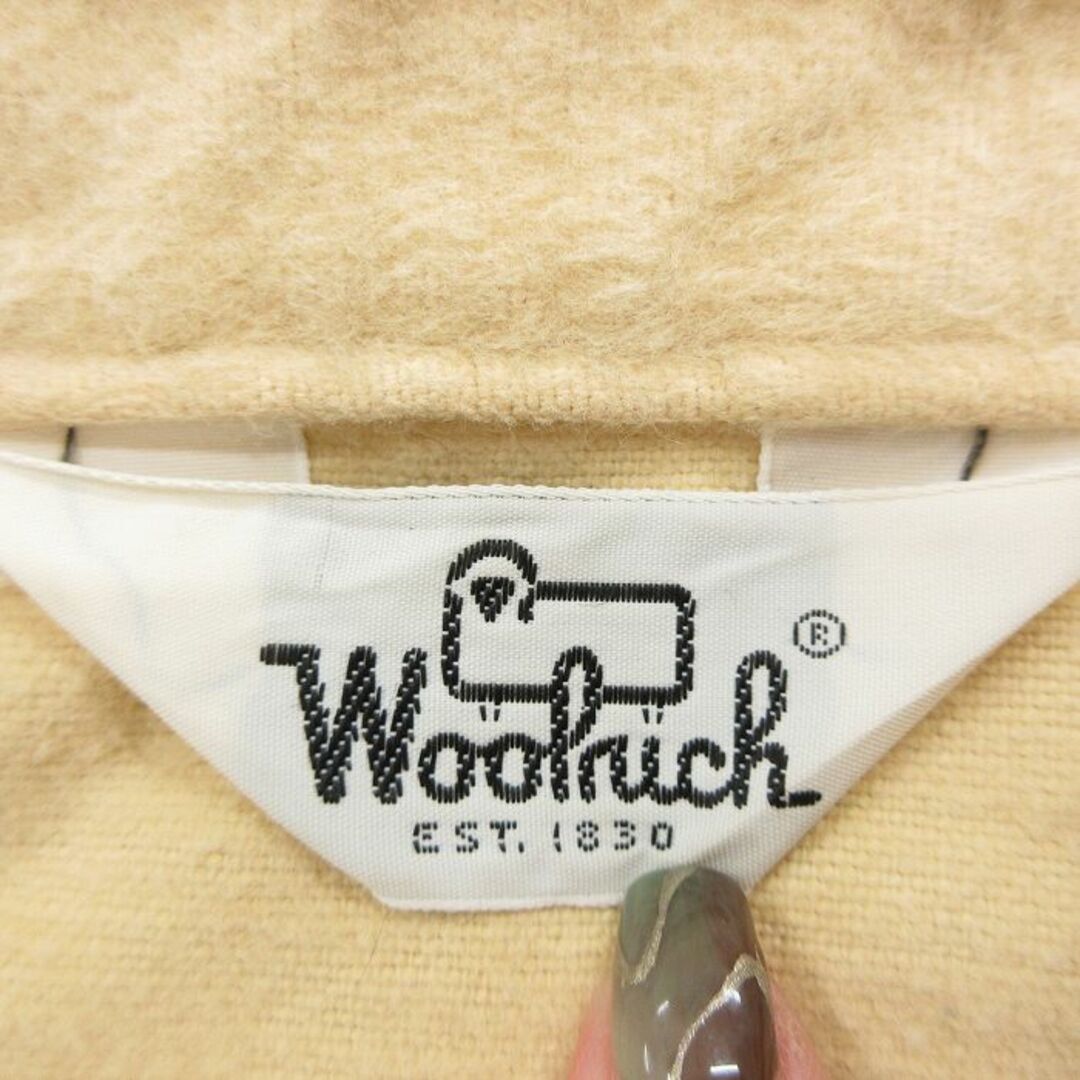 WOOLRICH(ウールリッチ)のXL★古着 ウールリッチ WOOLRICH 長袖 ヘビー フランネル シャツ メンズ 80年代 80s 大きいサイズ コットン 黄系 イエロー 23nov22 中古 トップス メンズのトップス(シャツ)の商品写真