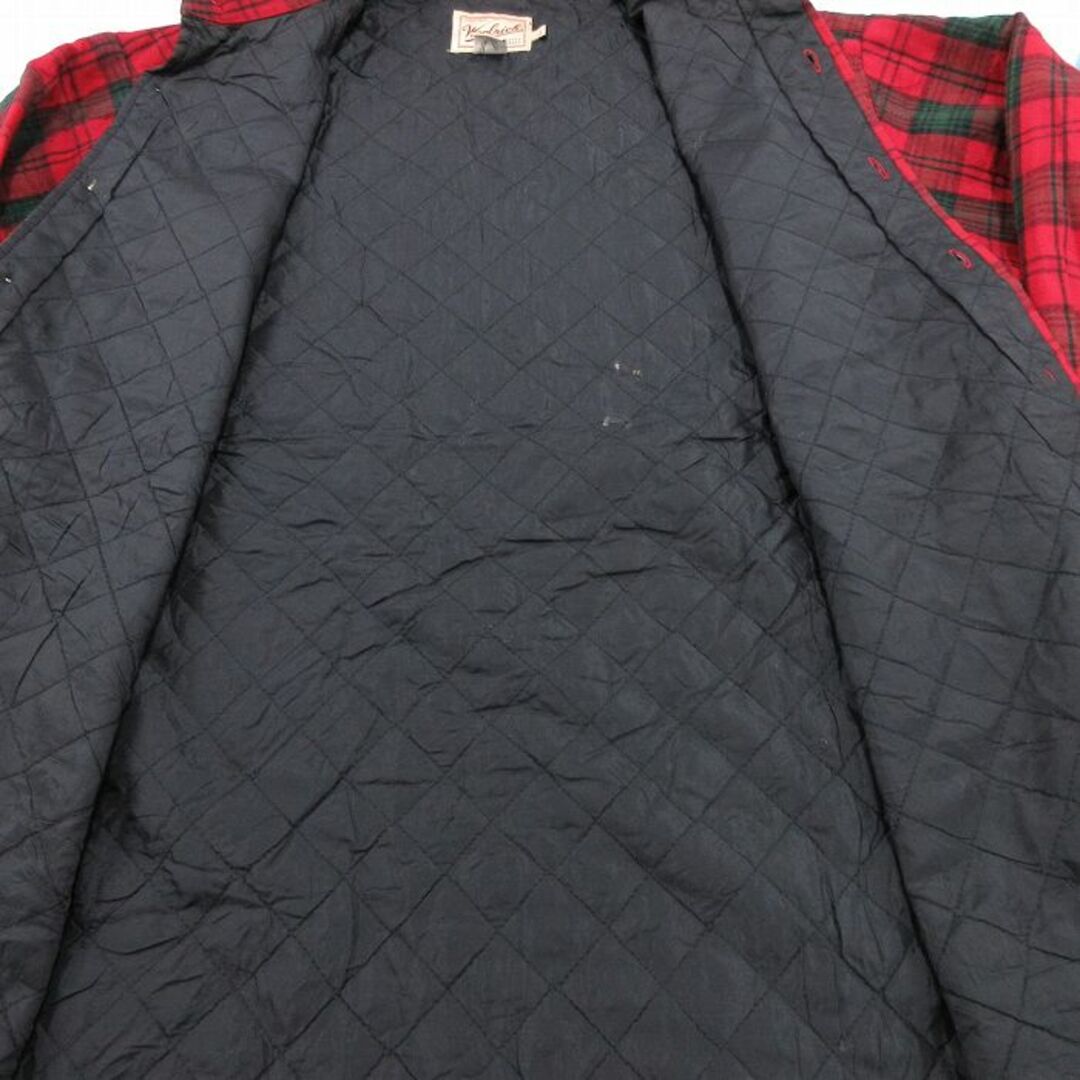 WOOLRICH(ウールリッチ)のXL★古着 ウールリッチ WOOLRICH 長袖 フランネル シャツ メンズ 00年代 00s コットン 赤他 レッド タータン チェック 内側キルティング 23nov25 中古 トップス メンズのトップス(シャツ)の商品写真