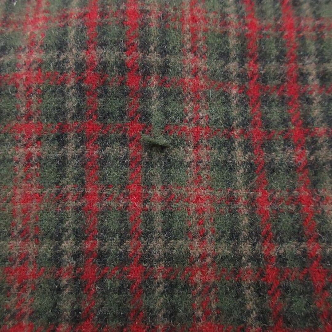 WOOLRICH(ウールリッチ)のXL★古着 ウールリッチ WOOLRICH 長袖 ウール シャツ メンズ ロング丈 ボタンダウン 緑他 グリーン チェック 23nov29 中古 トップス メンズのトップス(シャツ)の商品写真