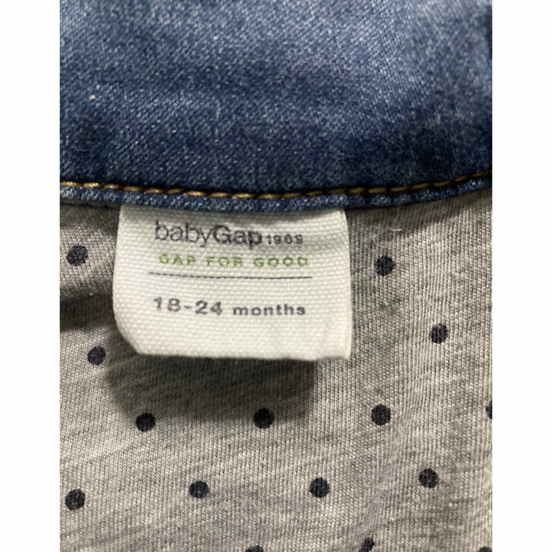 babyGAP(ベビーギャップ)のBABY GAP ベビーギャップ　Gジャン　90cm キッズ/ベビー/マタニティのキッズ服女の子用(90cm~)(ジャケット/上着)の商品写真