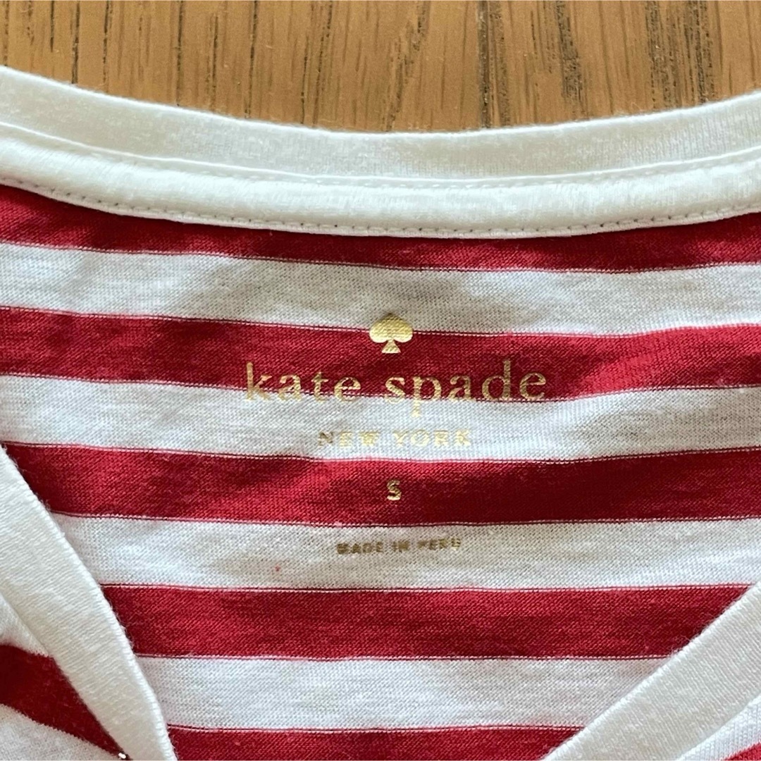 kate spade new york(ケイトスペードニューヨーク)のケイトスペードニューヨーク ボーダーTシャツ レディースのトップス(Tシャツ(半袖/袖なし))の商品写真