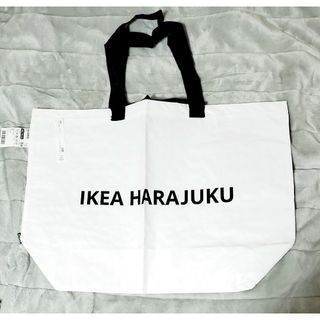 イケア(IKEA)の新品　原宿限定　IKEA　バッグ　大　エコバッグ　ホワイト　メンズ　レディース(エコバッグ)