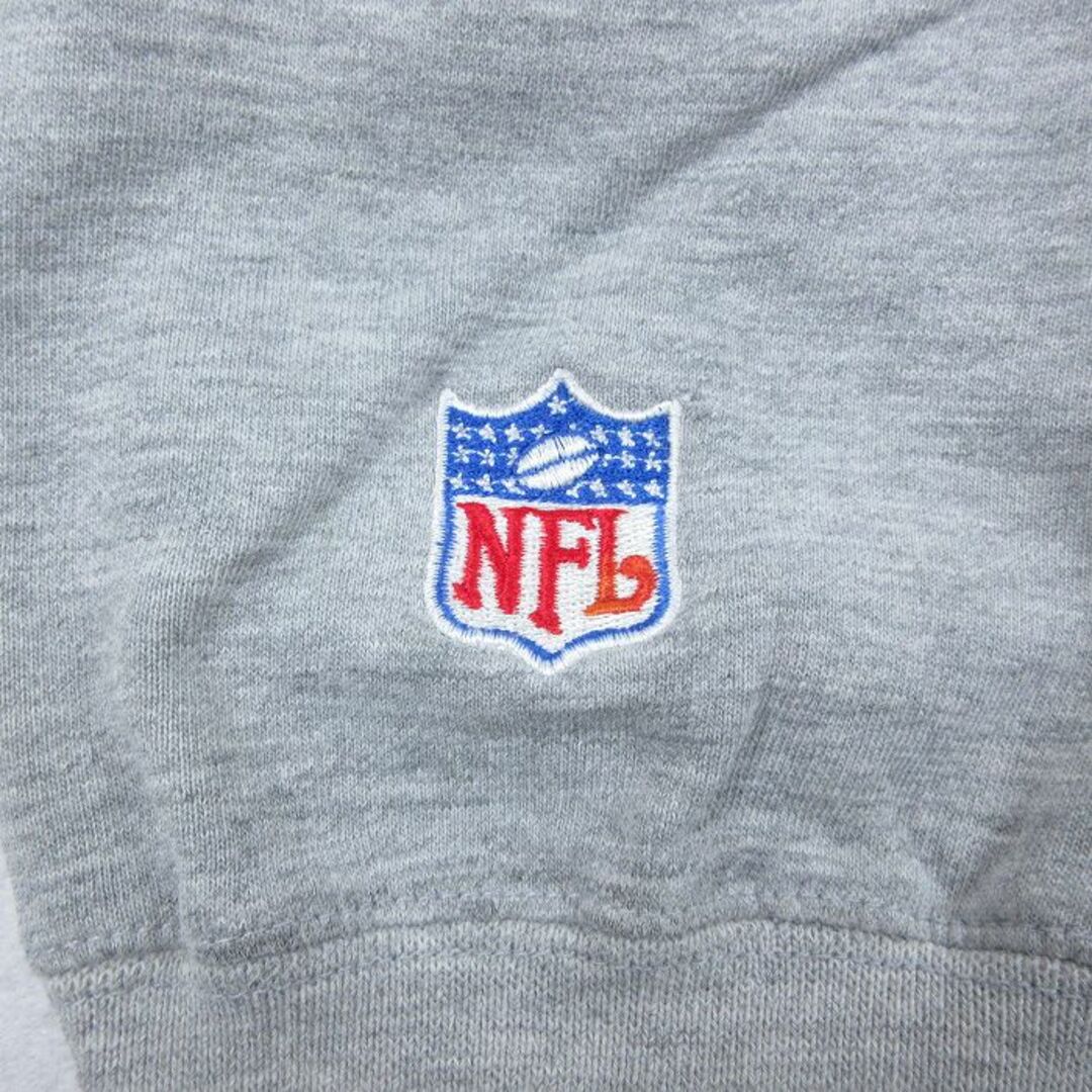 PUMA(プーマ)のL★古着 プーマ puma 長袖 スウェット パーカー メンズ 00年代 00s NFL クリーブランドブラウンズ 薄グレー 霜降り アメフト スーパーボウル 23nov29 中古 スエット トレーナー トップス メンズのトップス(パーカー)の商品写真