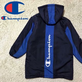 Champion - 【キッズ】チャンピオン　刺繍ロゴ入り中綿ジャケット　裏フリース　L159