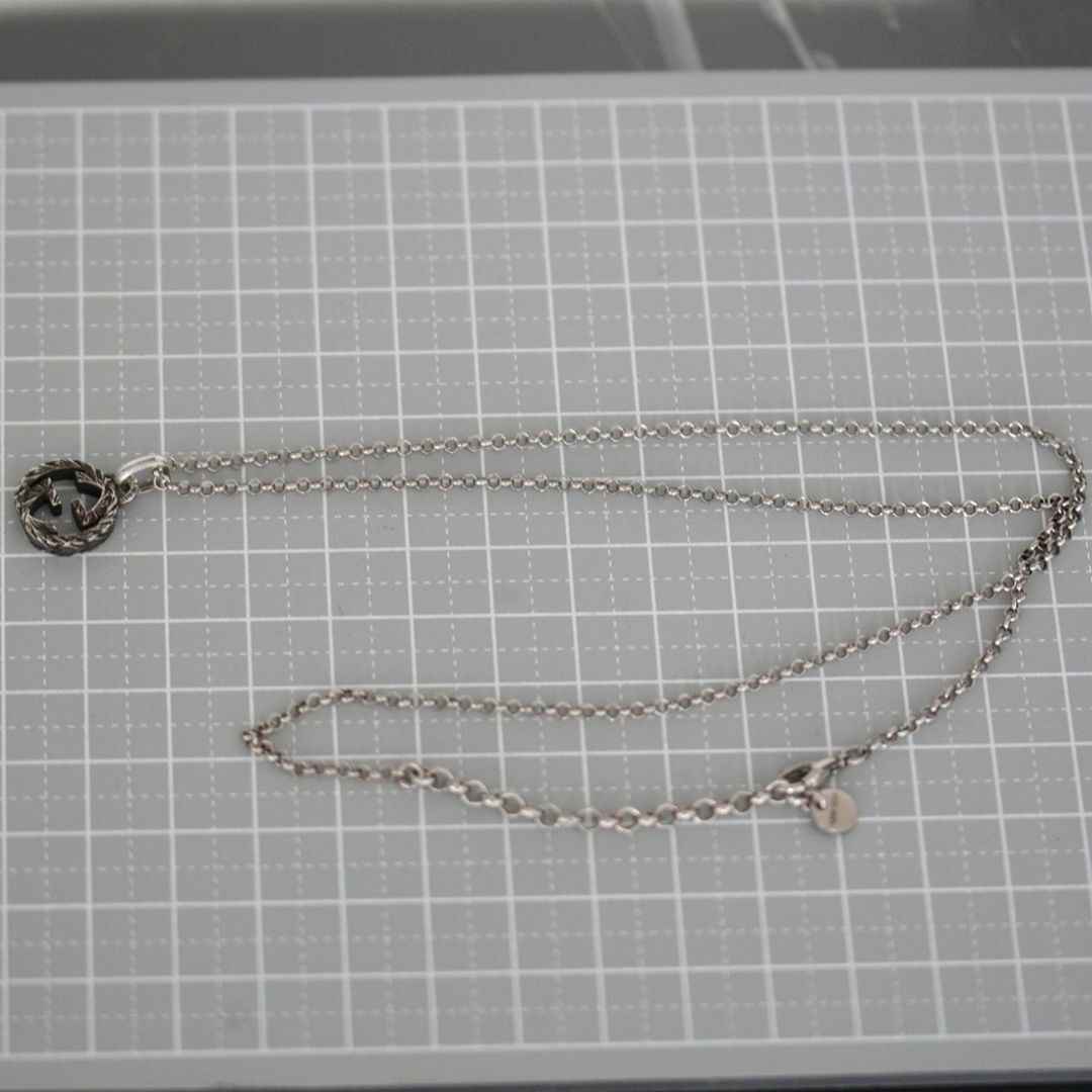 Gucci(グッチ)のグッチ インターロッキング ダブル ロゴ ロング ネックレス 49cm 925 レディースのアクセサリー(ネックレス)の商品写真