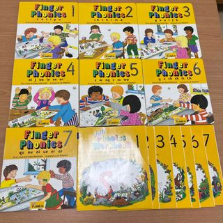 (Jolly phonics) Finger Phonics 1-7 set 