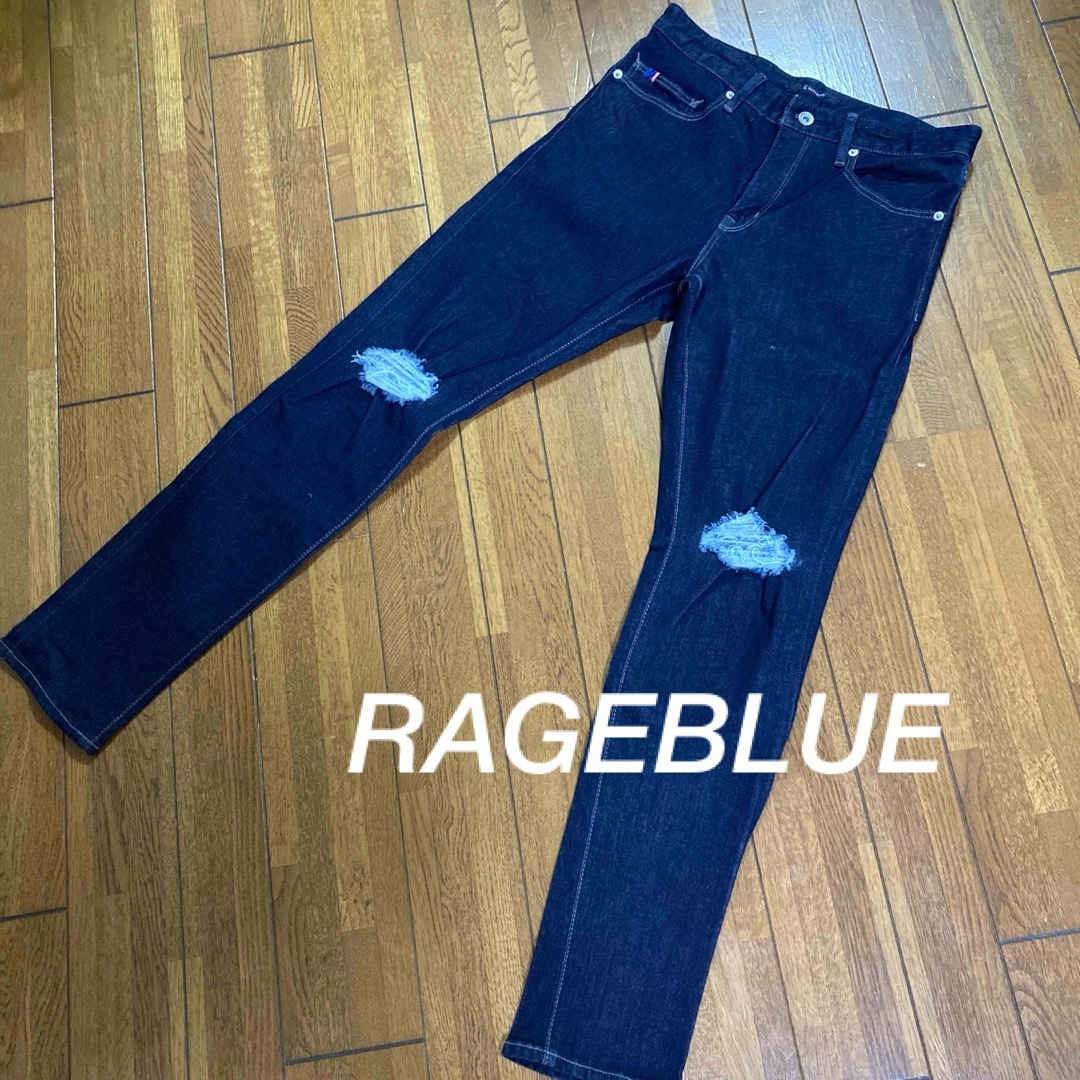 RAGEBLUE(レイジブルー)の【RAGEBLUE】メンズ　ダメージデニム メンズのパンツ(デニム/ジーンズ)の商品写真