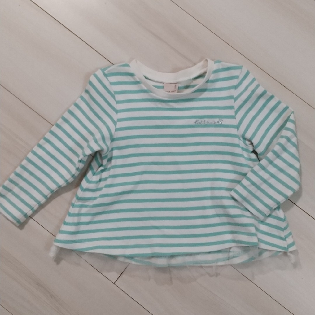 petit main(プティマイン)のロンT 100㎝ キッズ/ベビー/マタニティのキッズ服女の子用(90cm~)(Tシャツ/カットソー)の商品写真