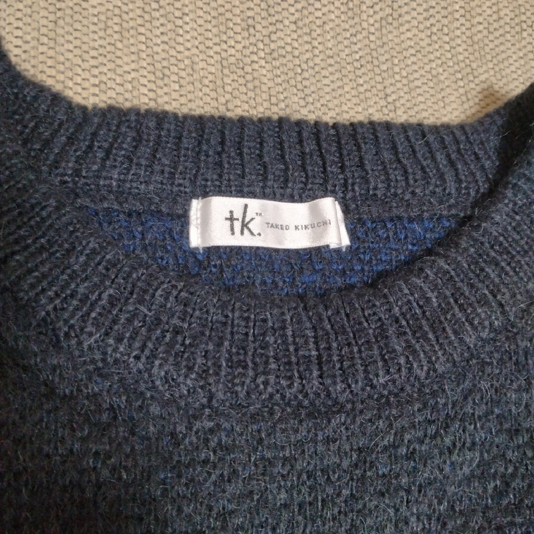 TAKEO KIKUCHI(タケオキクチ)のタケオキクチ　ニット　セーター メンズのトップス(ニット/セーター)の商品写真
