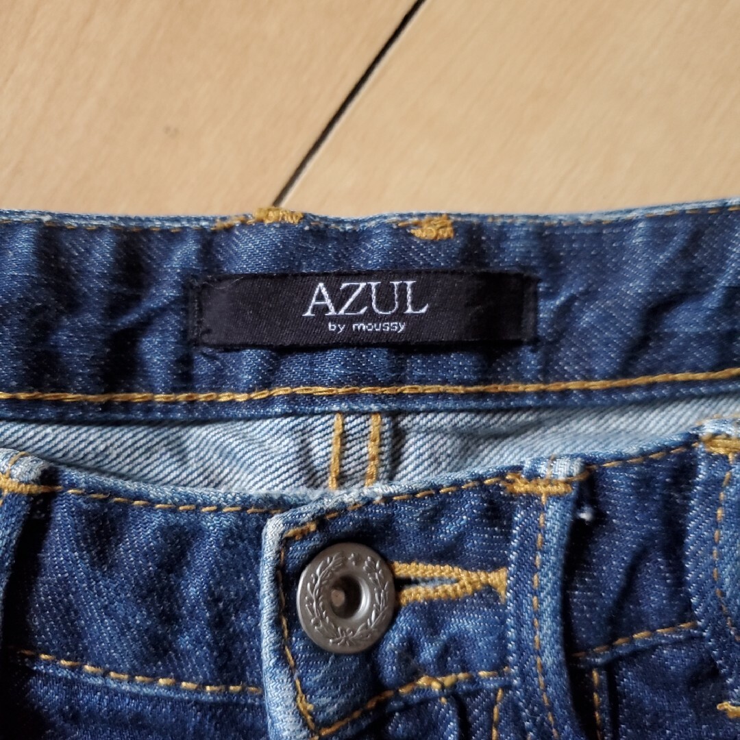 AZUL by moussy(アズールバイマウジー)のAZUL　BY　MOUSSY　デニム　ショートパンツ レディースのパンツ(ショートパンツ)の商品写真