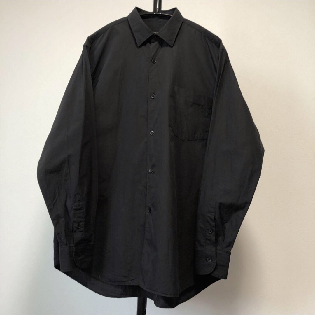 COMOLI(コモリ)の希少 美品　19ssコモリシャツ COMOLI Shirt 黒タグ　限定 メンズのトップス(シャツ)の商品写真