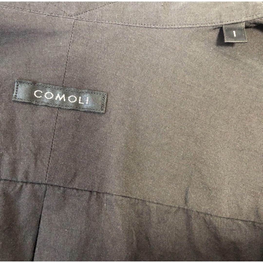 COMOLI(コモリ)の希少 美品　19ssコモリシャツ COMOLI Shirt 黒タグ　限定 メンズのトップス(シャツ)の商品写真