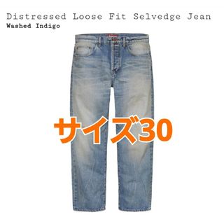 シュプリーム(Supreme)のSupreme★Distressed Loose Selvedge Jean(デニム/ジーンズ)