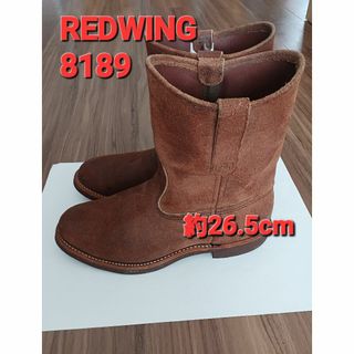 レッドウィング(REDWING)のREDWING 8189　スエード　ブーツ　ダークブラウン　ヴィンテージ(ブーツ)