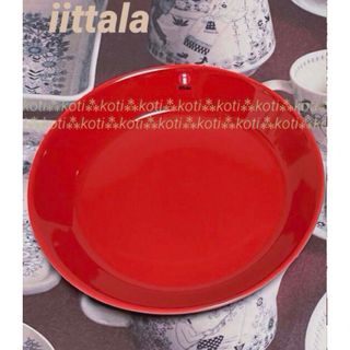 イッタラ(iittala)の匿名送料込【１枚】イッタラ ティーマ レッド  プレート17　新品未使用(食器)