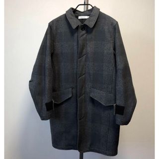 ノンネイティブ(nonnative)の美品　nonnative COAT MELTONBUFFALOCHECK(ステンカラーコート)