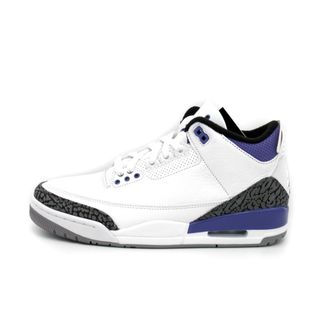 ナイキ(NIKE)のナイキ NIKE ■ 【 AIR JORDAN 3 Retoro Dark Iris CT8532 105 】 エア ジョーダン 3 ダーク アイリス スニーカー　f21351(スニーカー)