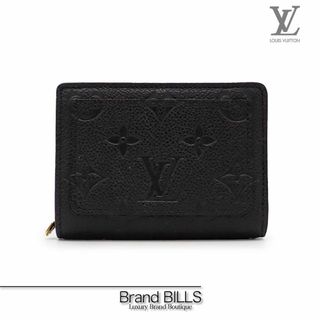 ルイヴィトン(LOUIS VUITTON)の未使用品 ルイ ヴィトン ポルトフォイユ・クレア 折り財布 M80151 モノグラム・アンプラント ノワール ブラック ゴールド金具(財布)