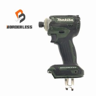 マキタ(Makita)の☆中古品☆makita マキタ 14.4V 充電式インパクトドライバ TD161D 本体のみ オーセンティックグリーン 電動工具 87177(工具)