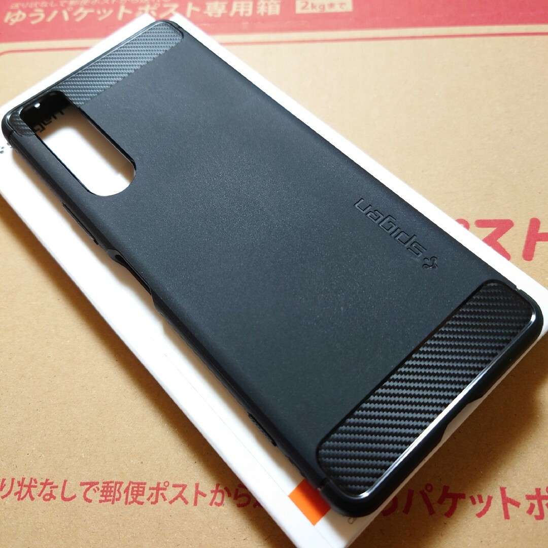 Spigen(シュピゲン)のXPERIA 1 II 用ケース Spigen ブラック McDuLL クリア スマホ/家電/カメラのスマホアクセサリー(Androidケース)の商品写真