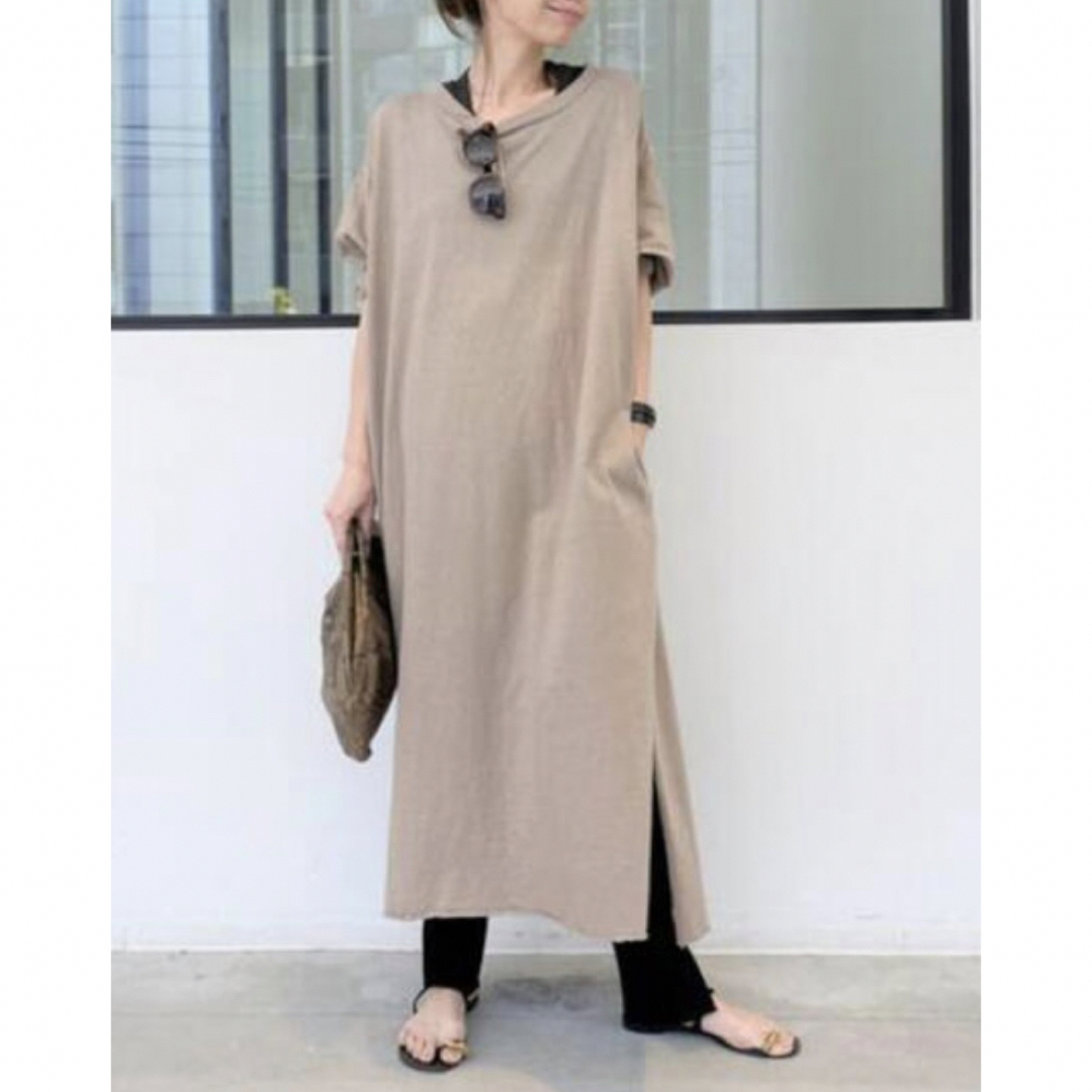 L'Appartement DEUXIEME CLASSE(アパルトモンドゥーズィエムクラス)の未使用☆ L'Appartement  PRINTED LONG DRESS レディースのワンピース(ロングワンピース/マキシワンピース)の商品写真