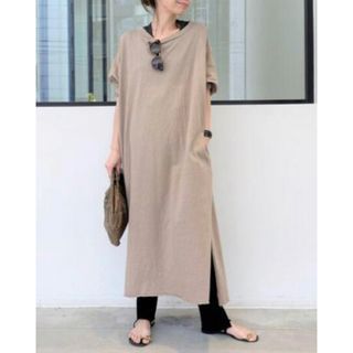 未使用☆ L'Appartement  PRINTED LONG DRESS