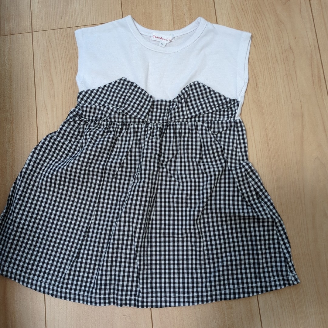 3can4on(サンカンシオン)のワンピース　サンカンシオン キッズ/ベビー/マタニティのキッズ服女の子用(90cm~)(ワンピース)の商品写真