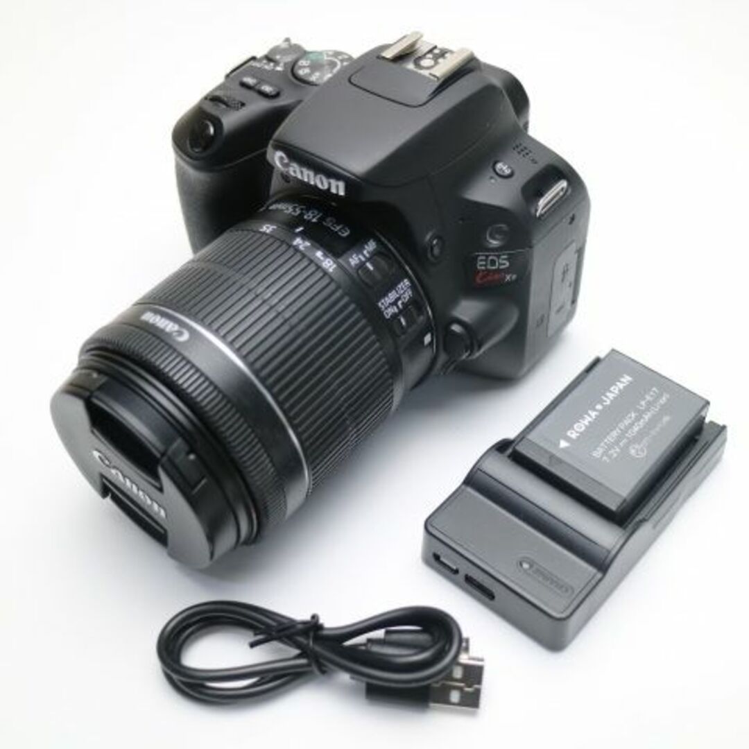 Canon(キヤノン)のEOS Kiss X9 STM レンズキット ブラック  M555 スマホ/家電/カメラのカメラ(デジタル一眼)の商品写真